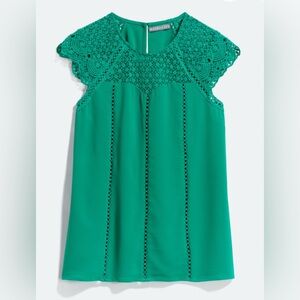 Brixon Ivy Tezi Crochet Neckline Blouse
